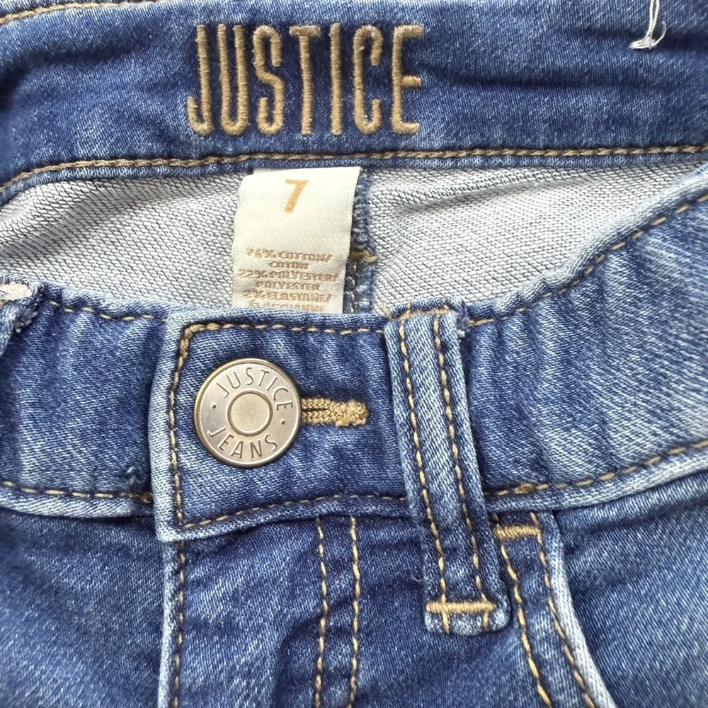 Justice Classic Blue Kids Denim Shorts